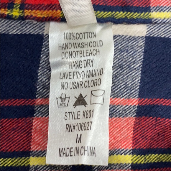 Kate Collection | Plaid Full Button Dress … - Picture 6 of 7